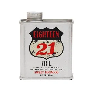 18.21 Man Made Beard, Hair & Skin Oil Sweet Tobacco multipurpose oil for beards
