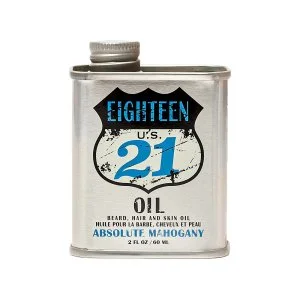 18.21 Man Made Beard, Hair & Skin Oil Absolute Mahogany multi-purpose oil for beards