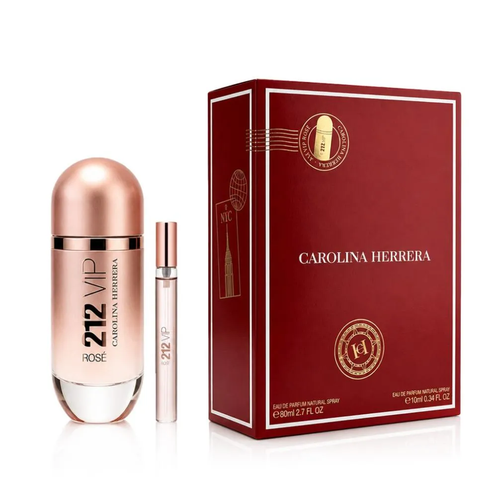 212 VIP Rosé 80 ml + EDP Mini Eau de Parfum for women 10 ml