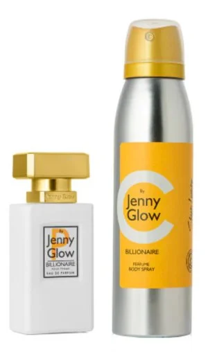 2PC G/S JENNY GLOW Billionaire 30 ML + Body spray