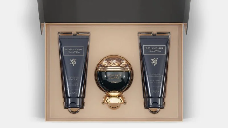 Souvenir Desert Rose U 100 ml + body lotion 100 ml + shower gel parfémovaná voda