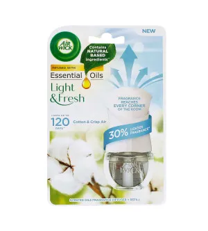 Air Wick Fresh Cotton electric air freshener 19 ml device + refill