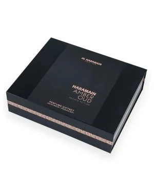 Al Haramain Amber Oud Private Edition gift set unisex Eau de Parfum 75 ml + Eau de Parfum 30 ml + body mist