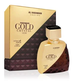Al Haramain Gold Crystal Oudh perfume extract unisex