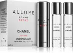 Allure Homme Sport EDC refillable 20 ml + EDC refill 2 x 20 ml M 60 ml