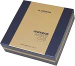 Amber Oud Bleu Edition gift set unisex Eau de Parfum 75 ml + Eau de Parfum 30 ml + deodorant spray 200 ml