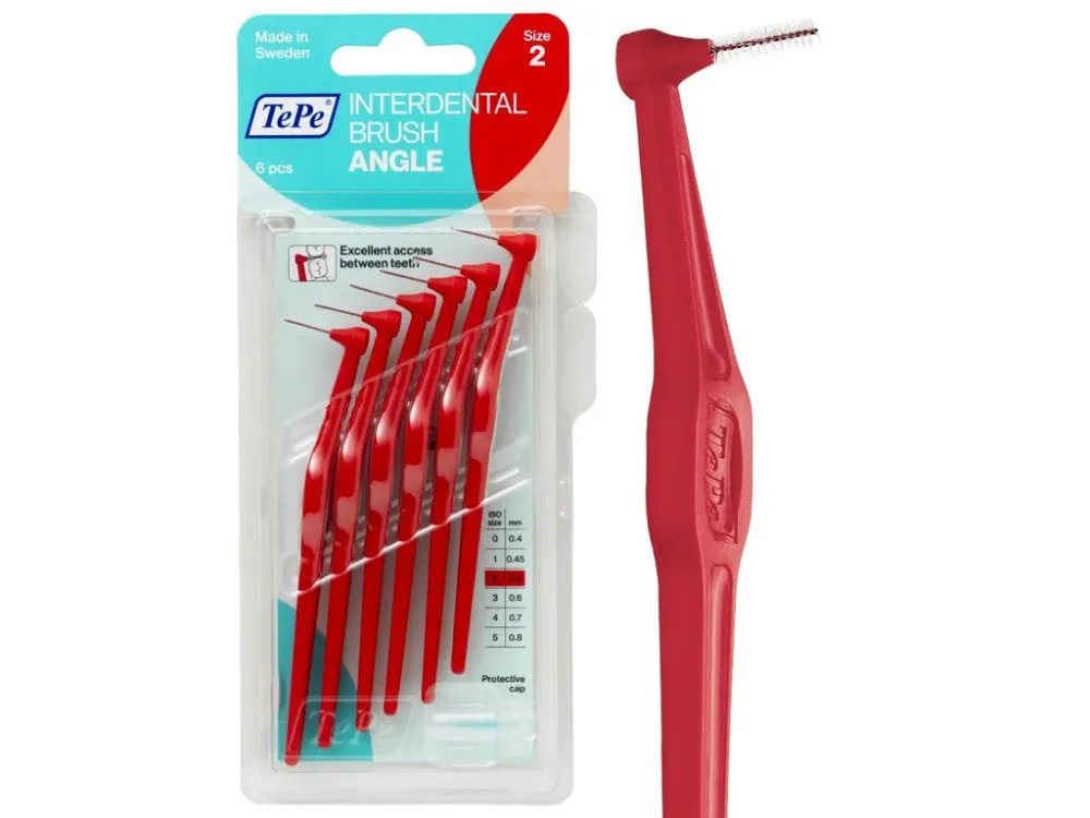 Angle interdental brushes 0.5 mm 6 pcs