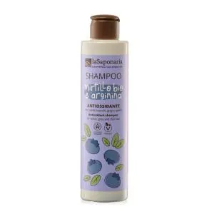 laSaponaria Antioxidant shampoo for grey hair with BIO blueberry and arginine 200 ml