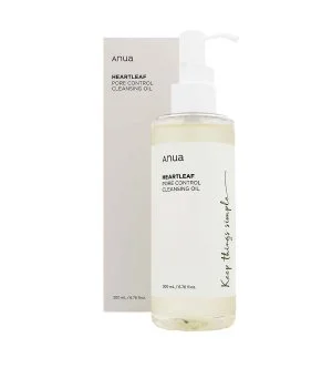 Anua Hearleaf Pore Control Cleansing Oil hydrophilic non-comedogenic cleansing oil