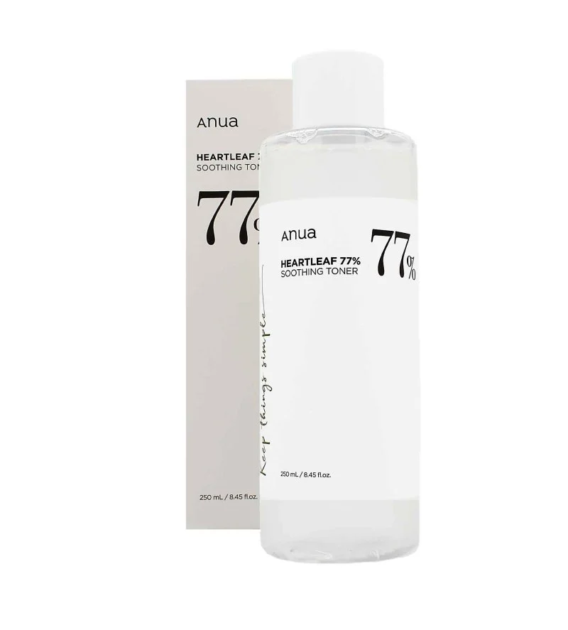 Heartleaf 77% Soothing Toner Soothing Facial Toner 250 ml
