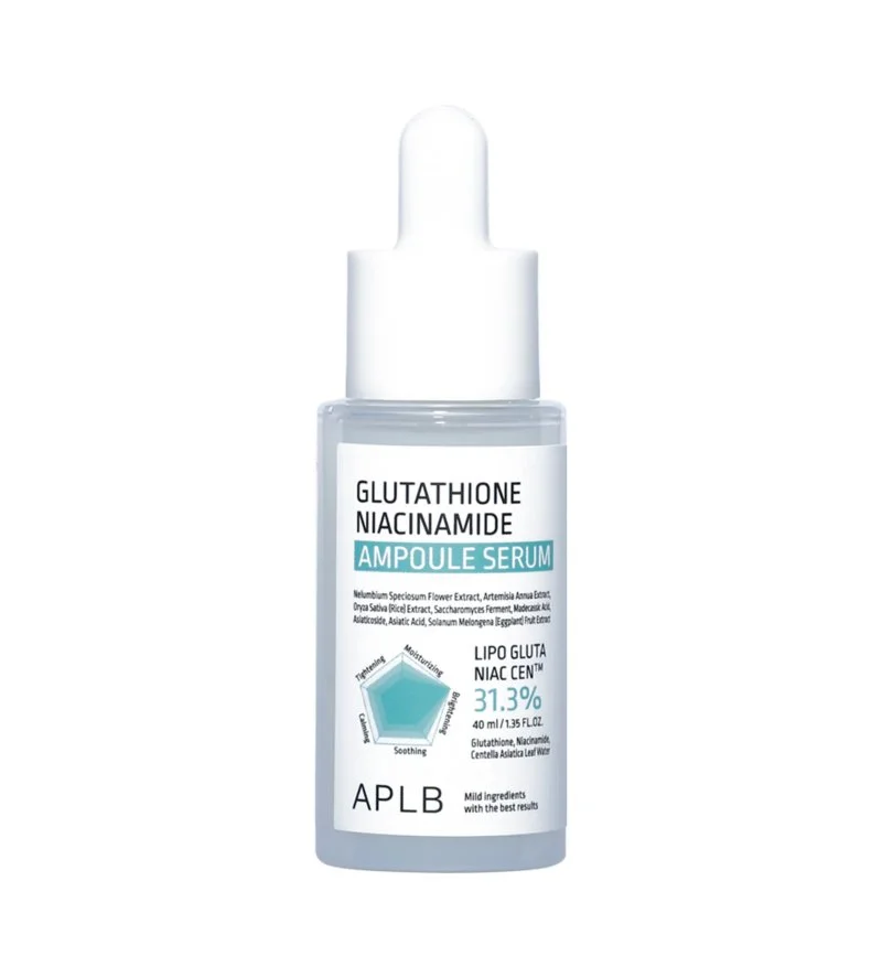 Glutathione Niacinamide Ampoule Serum brightening facial serum 40 ml