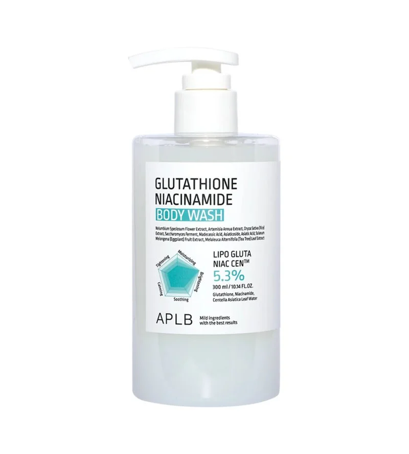 Glutathione Niacinamide Body Wash moisturizing and brightening shower gel 300 ml