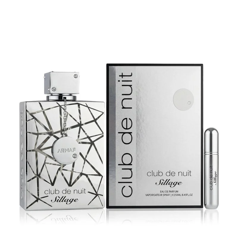 Club de Nuit Sillage Eau de Parfum Unisex 250 ml + refillable travel spray 5 ml