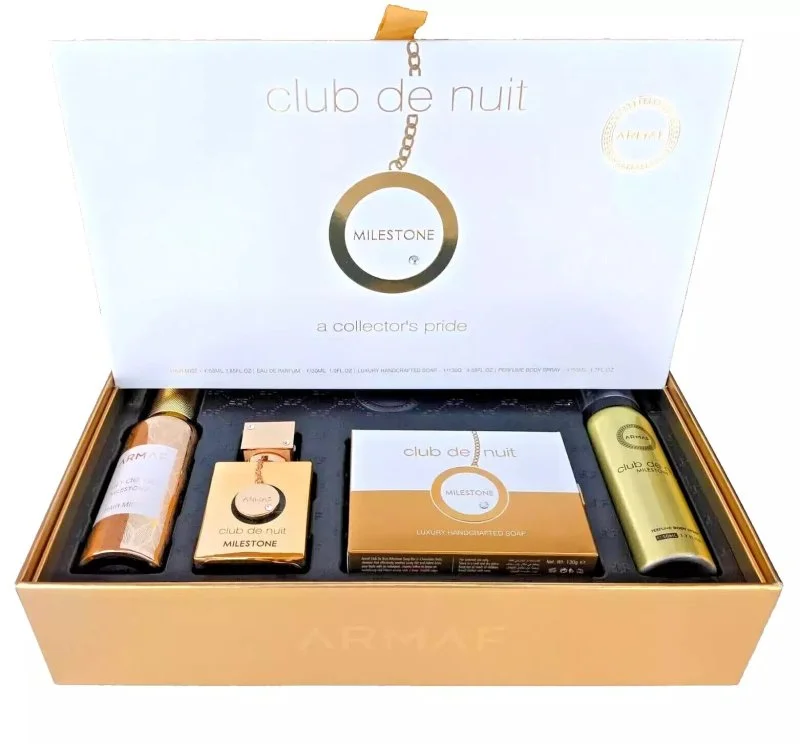 Club de Nuit Milestone SET- 30 ml+hair mist 55 mI+soap 130g+body spray parfémovaná voda 50 ml