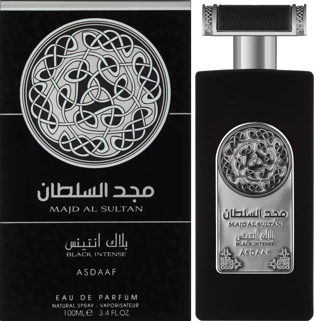 Asdaaf Majd Al Sultan Black Intense Unisex Eau de Parfum