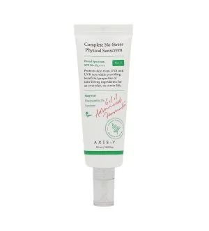 Axis-y Complete No-Stress Physical Sunscreen V.3 Mineral Sunscreen SPF 50+ PA++++