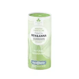 Ben & Anna Sensitive Solid Deodorant (40 g) - Lemon and Lime - without baking soda