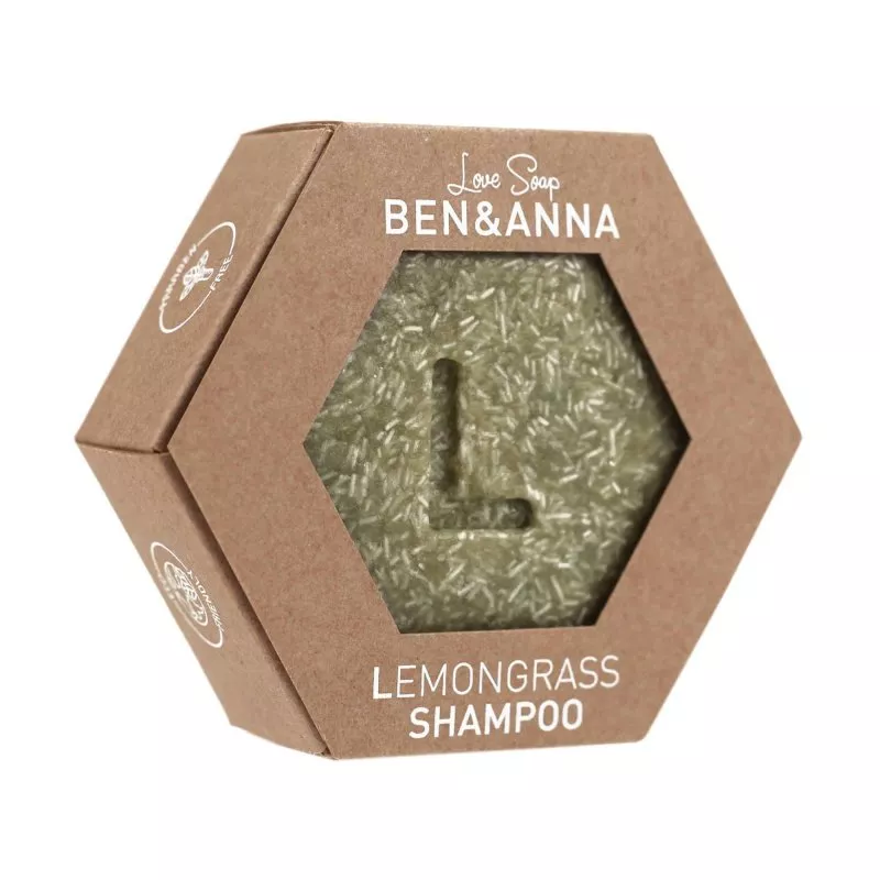 Ben & Anna Solid shampoo for dry and stressed hair - Lemongrass (60 g)