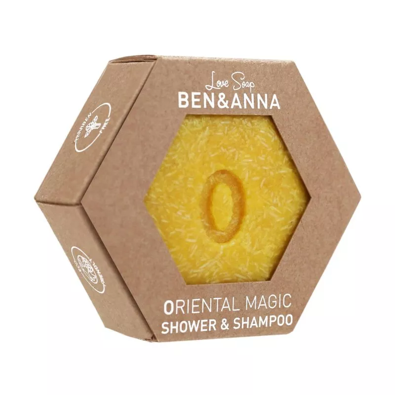 Ben & Anna Nourishing solid shampoo for hair and body 2in1 - Magic of the Orient (60 g)