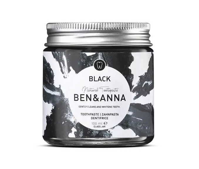 Ben & Anna Toothpaste for whitening teeth with activated charcoal (100 ml)