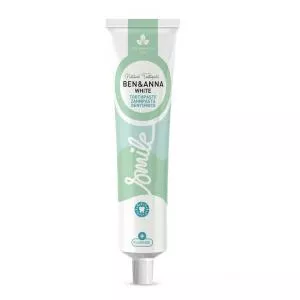 Ben & Anna Fluoride toothpaste (75 ml) - White - with mint and sage