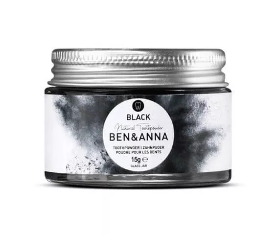 Ben & Anna Tooth whitening powder with activated charcoal (15 g)