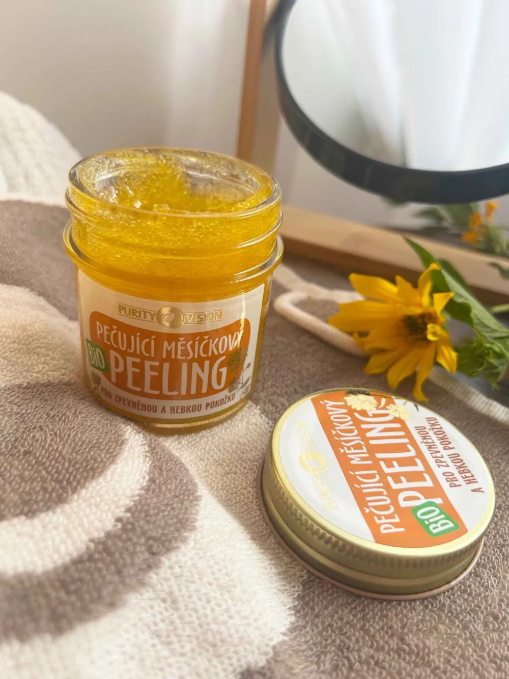 Organic Soothing Calendula Scrub 120 ml