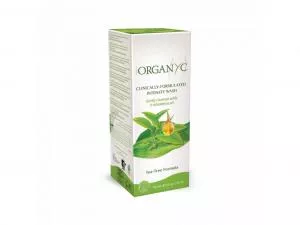 Organyc Bio shower gel for sensitive skin and intimate hygiene with tea tree, 250 ml