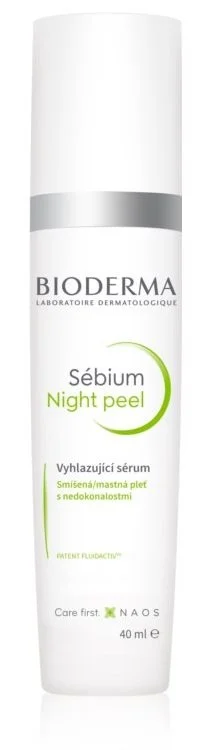 Sébium Night Peel night exfoliating serum for skin imperfections 40 ml