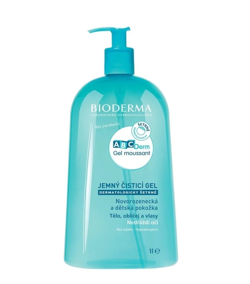 ABCDerm Gel Moussant gentle cleansing gel for children 1000 ml