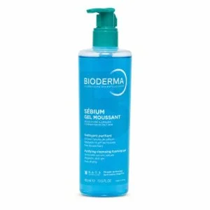 Bioderma Sébium Gel Moussant Gentle Cleansing Gel for Oily and Combination Skin