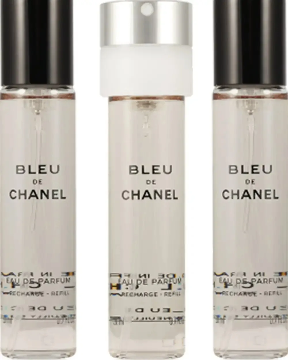 Bleu de Chanel EDP refill with spray 20 ml + EDP refill 2 x 20 ml M 60 ml