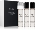 Bleu de Chanel EDT Refill 2 x 20 ml + EDT Refill with Atomizer 20 ml M 60 ml