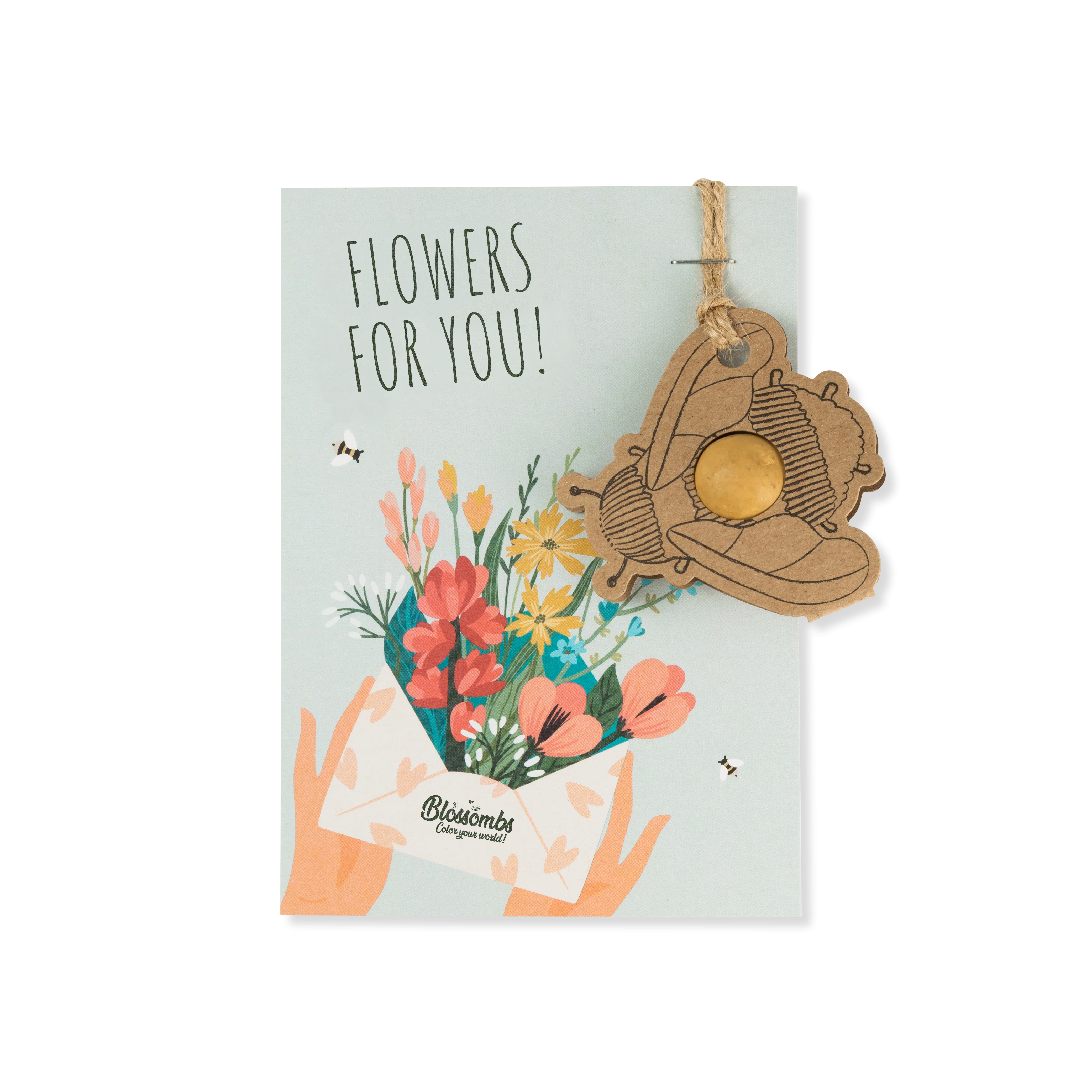 Blossombs Seed Bomb - Gift Decoration "Bouquet" - Bumblebee (1 pc)