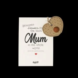 Blossombs Seed Bomb - Gift Decoration 'For the Best Mom' - Heart (1 pc)