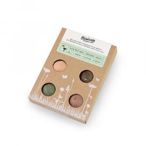Blossombs Seed Bombs - Mini Gift Set (4 pcs) - original and practical gift in one