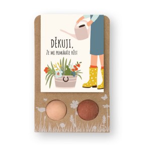 Blossombs Seed Bombs - Small Gift - Thank You for Helping Me Grow (2 pcs) - Give a Flower Differently