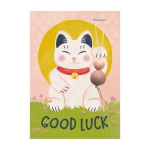 Blossombs Seed Bombs - Small Gift - Good Luck Doll - Cat (2 pcs) - an original and practical gift in one