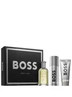 Boss Bottled Gift Set: Eau de Toilette 100 ml + Shower Gel 100 ml + Deodorant for Men