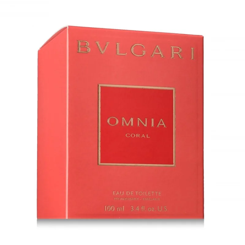 Omnia Coral Refillable Eau de Toilette for Women 100 ml