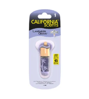 California Scents Hanging Vial Lavender Grove car fragrance 5 ml