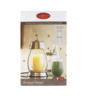 Candle Warmers Hurricane candle warming lantern nickel