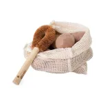 Tierra Verde Dish and vegetable brush with handle - made of coir and wood