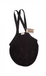 Casa Organica (Tierra Verde) Mesh bag with small meshes - black