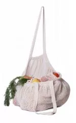 Tierra Verde Mesh bag with small meshes - natural