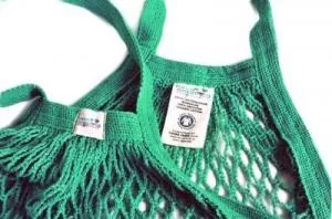 Casa Organica (Tierra Verde) Mesh cap with short ear - turquoise