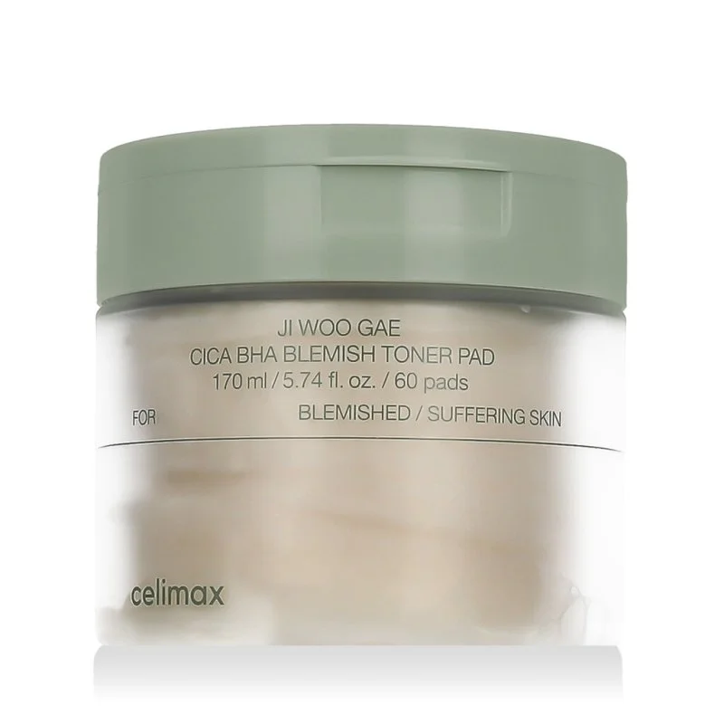 Ji Woo Gae Cica BHA Blemish Toner Pad 60 pcs