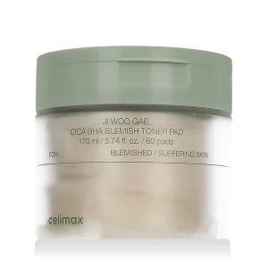 Celimax Ji Woo Gae Cica BHA Blemish Toner Pad 60 pcs