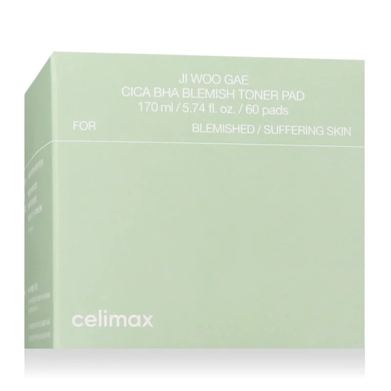 Ji Woo Gae Cica BHA Blemish Toner Pad 60 pcs