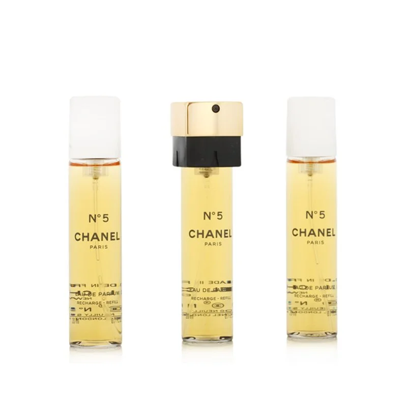 Chanel No 5 Refill 2 x 20 ml + EDP Refill with Atomizer Eau de Parfum for Women 20 ml